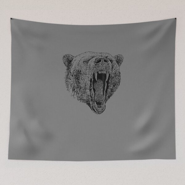 Item preview, Grizzly Bear Head angry bea designed and sold by Glitche-Shop.