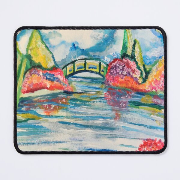 Item preview, Reflections of Floral Spring Park Watercolor designed and sold by Deborah Camp.