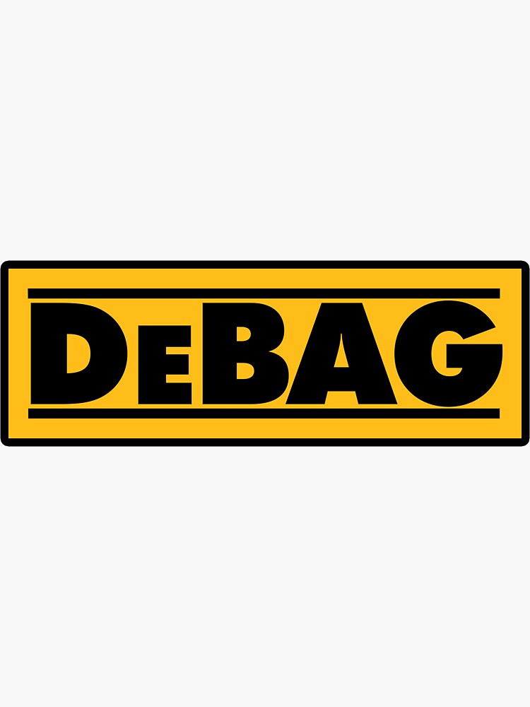 Thumbnail 3 of 3, Sticker, DeBAG designed and sold by 1guy1girl.