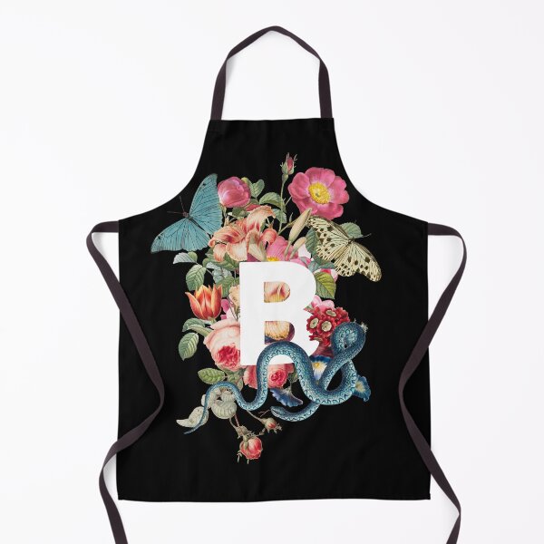 Item preview, Letter B with Flowers, Butterflies, and Snake designed and sold by Trish Dish.
