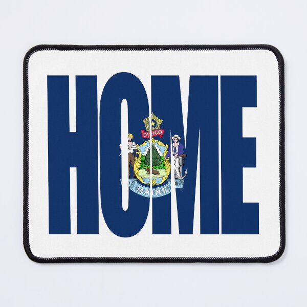 Item preview, Maine Home - State Flag designed and sold by DonDota.