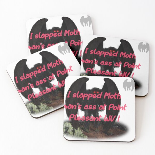 Item preview, Mothmans Ass Bumpersticker I Slapped Moth Mans Ass At Point Pleasant WV Vinyl Bumper Stickers designed and sold by Ssimo30.