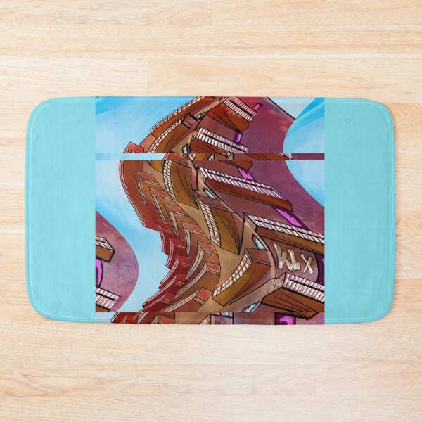 Item preview, Glitched in the multiverse of madness, colorful appartment building designed and sold by dusso.