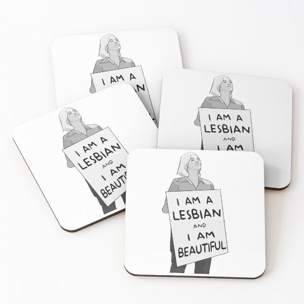 Item preview, I am a Lesbian and I am Beautiful - Lesbian Liberation designed and sold by voltzandvoices.
