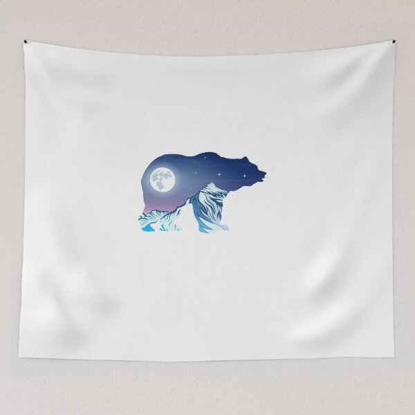 Item preview, Bear Purple Moon Shirt, Camping Bear Shirt, Nature Bear Shirt, Nature Lover Shirt, Bear Hiking Shirt, Bear Women Shirt, Bear Shirt Gift designed and sold by CatchUriDesigns.