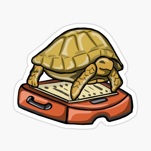 Turtle using Vibration Plate Sticker