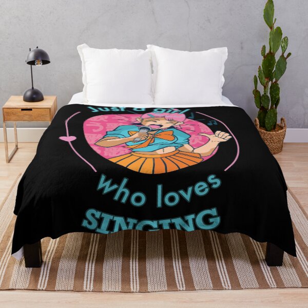 Item preview, Just A Girl Who Loves Singing designed and sold by artado.