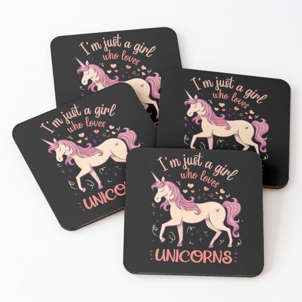Item preview, Just A Girl Who Loves Unicorns designed and sold by artado.