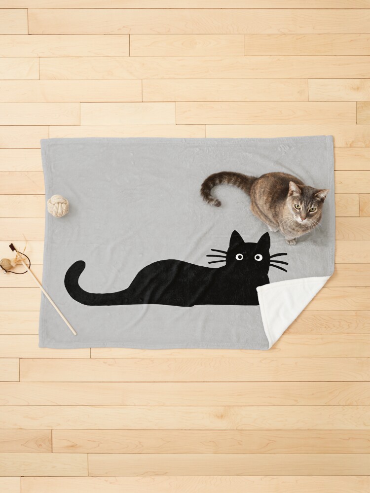 Black Cat Bath Mat for Sale by Jenn Inashvili