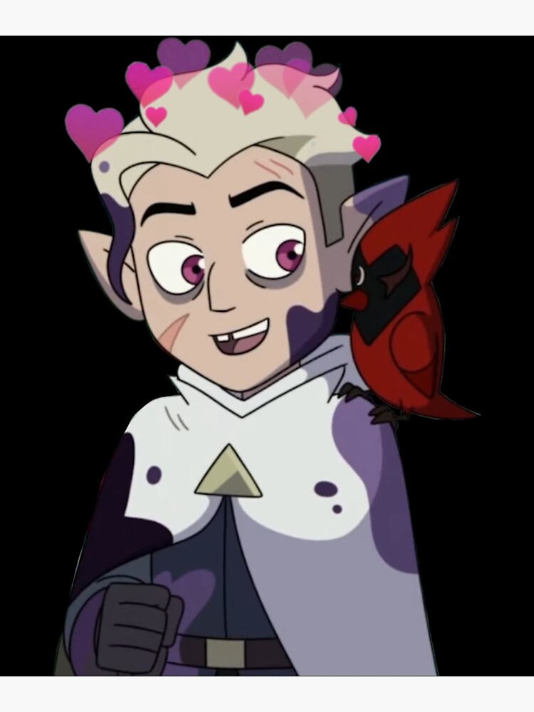 "the golden guard, hunter, from the owl house with his palisman " Poster by Frayelll Redbubble