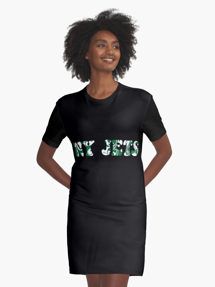 New York Jets Funky Gameday Graphic T-Shirt Dress for Sale by