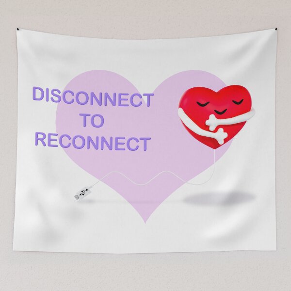 Item preview, Disconnect to reconnect to yourself, love yourself, time to reconnect to you. designed and sold by Hollyharry.