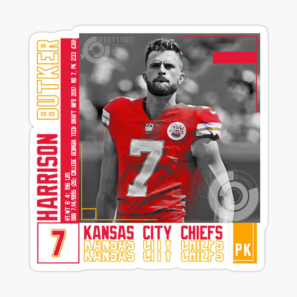 Harrison Butker Football Edit Tapestries Chiefs Harrison