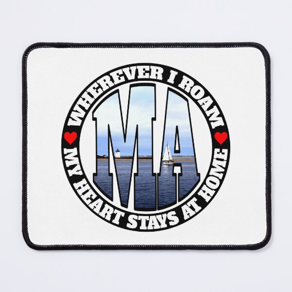 Item preview, Heart Stays Home - Massachusetts designed and sold by DonDota.