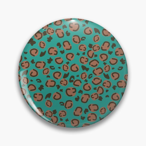 Item preview, Teal leopard print  designed and sold by Tanya Mihe.