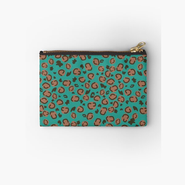 Item preview, Teal leopard print  designed and sold by Tanya Mihe.