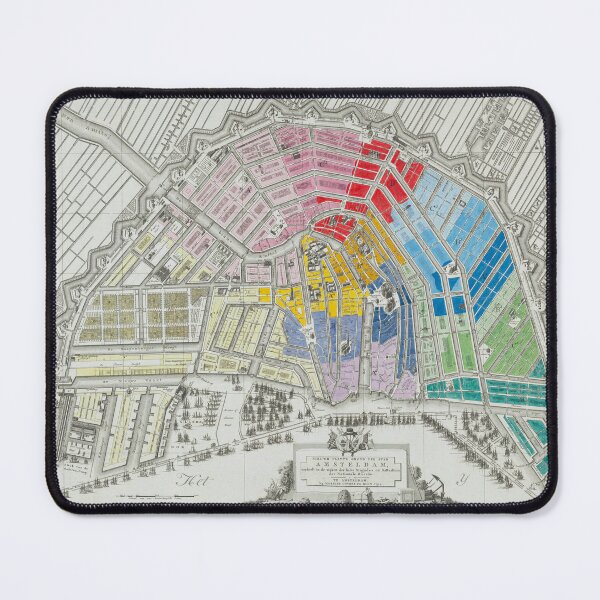 Item preview, Vintage Map of Amsterdam, 1795 designed and sold by Vintage Wall Art.