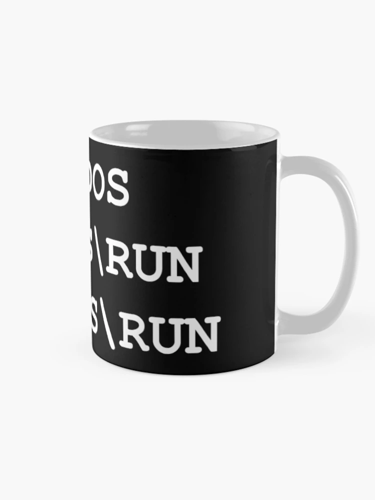 Thumbnail 3 of 6, Coffee Mug, C:\DOS, C:\DOS\RUN, RUN\DOS\RUN designed and sold by TeesBox.