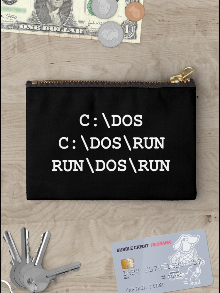 Imagen 3 de 4, Bolsos de mano con la obra C: \ DOS, C: \ DOS \ RUN, RUN \ DOS \ RUN, diseñada y vendida por TeesBox.