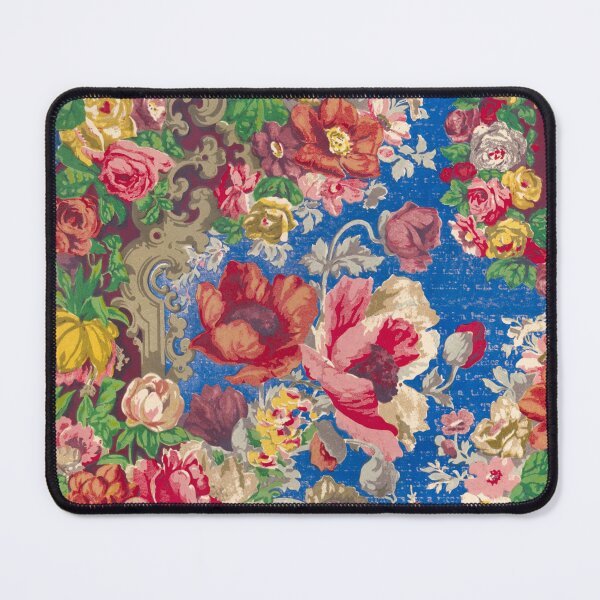Item preview, Block printed table cover by Evans & co. of London, 1851 designed and sold by Vintage Wall Art.
