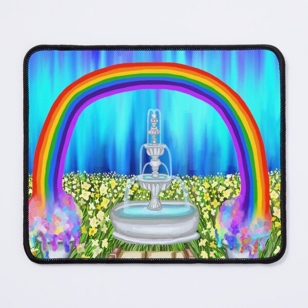 Item preview, Spring Flower Rainbow Garden Landscape  designed and sold by Deborah Camp.