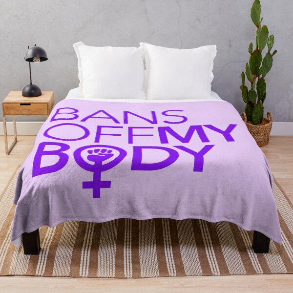 Item preview, Bans Off MY Body (purple 2) designed and sold by Thelittlelord.