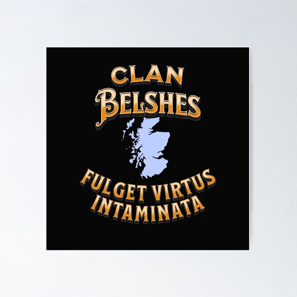 Item preview, Cresta escocesa del lema del clan Belshes designed and sold by BagTown Clans.