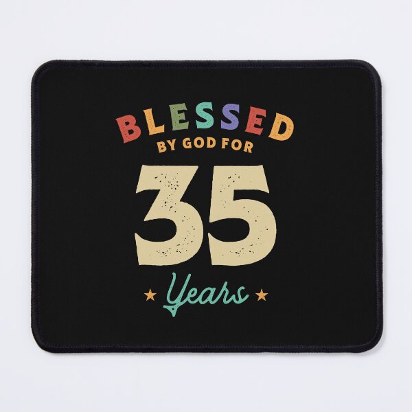 Item preview, Blessed By God For 35 Years Old - 35th Birthday designed and sold by cidolopez.