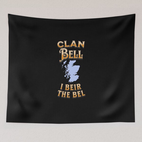 Item preview, Clan Bell Motto Scottish Crest designed and sold by BagTown Clans.