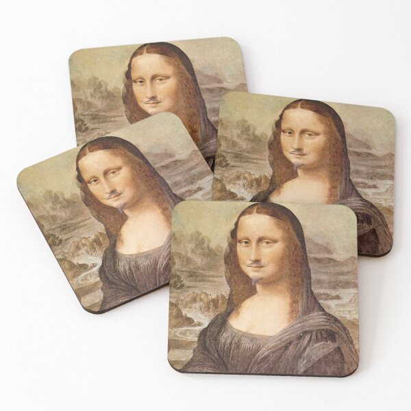 Item preview, Mona Lisa with Moustache | Marcel Duchamp designed and sold by BossyCatHome.