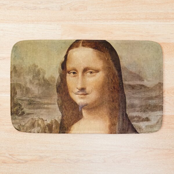Item preview, Mona Lisa with Moustache | Marcel Duchamp designed and sold by BossyCatHome.