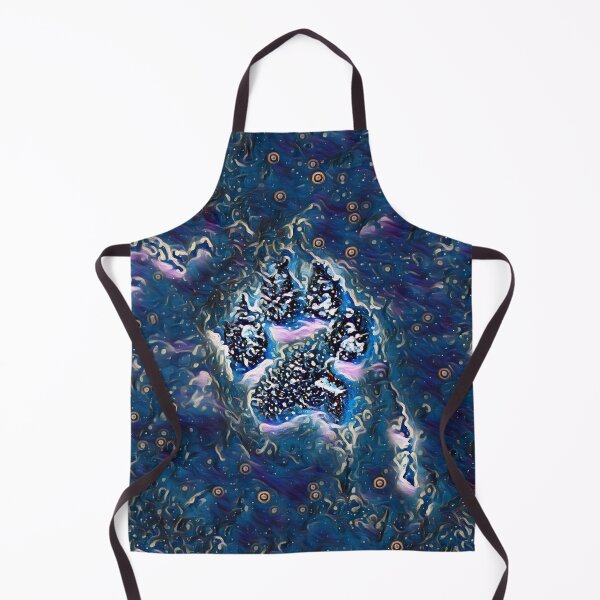 Item preview, Galaxy Wolf Paw Print designed and sold by wildlifezen.