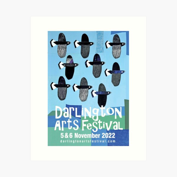 2022 Darlington Arts Festival Design by Moira Court Art Print