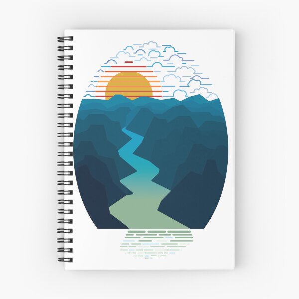 Item preview, River flow cross the canyon at sunrise designed and sold by Tepystore.
