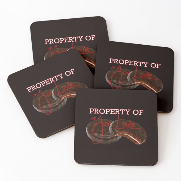 Item preview, PROPERTY of Mr. Joe Louie - Dark Chocolate Background designed and sold by PawsitiveMum.