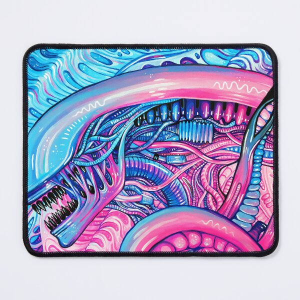 Item preview, Cotton Candy Alien - Acrylic Painting designed and sold by Bethany  Dobson.