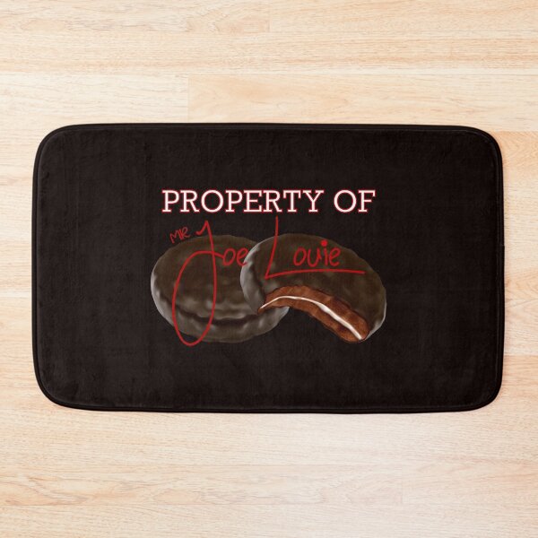 Item preview, PROPERTY of Mr. Joe Louie - Dark Chocolate Background designed and sold by PawsitiveMum.