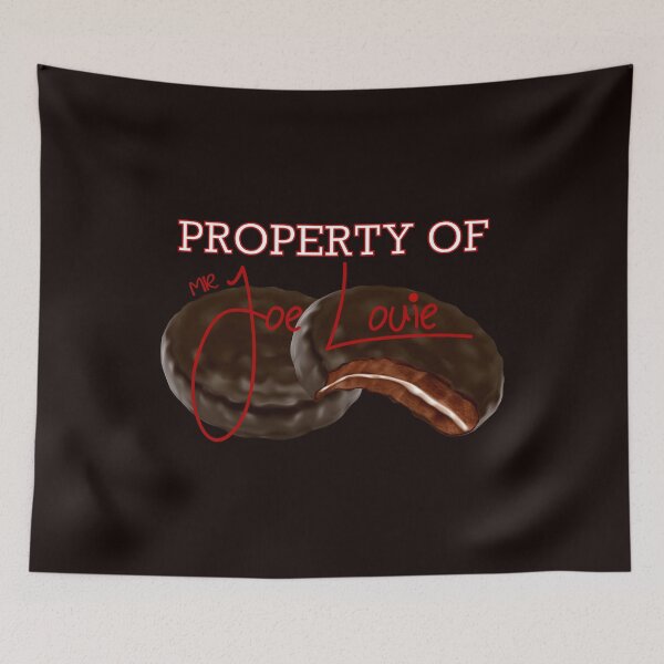 Item preview, PROPERTY of Mr. Joe Louie - Dark Chocolate Background designed and sold by PawsitiveMum.