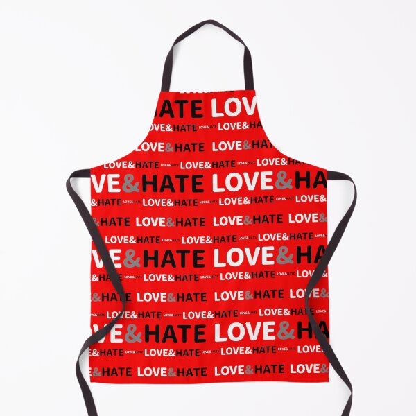 Item preview, Love and Hate Concept Typographic Design designed and sold by DFLC Prints.
