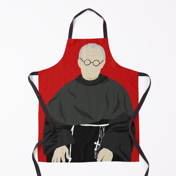 Item preview, Saint Maximillian Kolbe - Catholic graphic art designed and sold by TheCatholicLady.