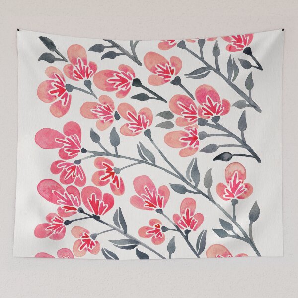 Item preview, Cherry Blossoms – Pink & Black Palette designed and sold by Cat Coquillette.