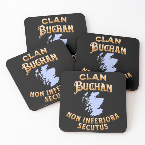 Aperçu de l'œuvre Crête écossaise de la devise du clan Buchan créée et vendue par BagTown Clans.