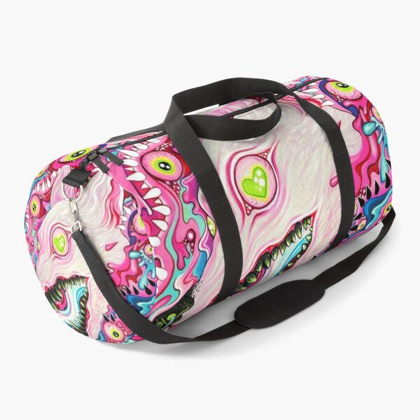 Paw Print Duffle Duffel Bag Carry On Travel Weekender Gym Girls Kids Luggage 
