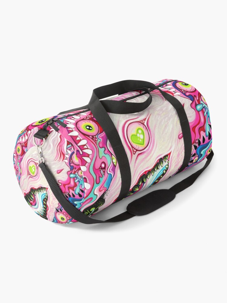Thumbnail 1 of 3, Duffle Bag, Glitterwolf Acrylic Painting designed and sold by cloudsover31.