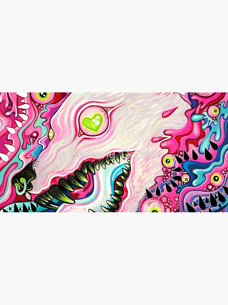 Glitterwolf Acrylic Painting by cloudsover31