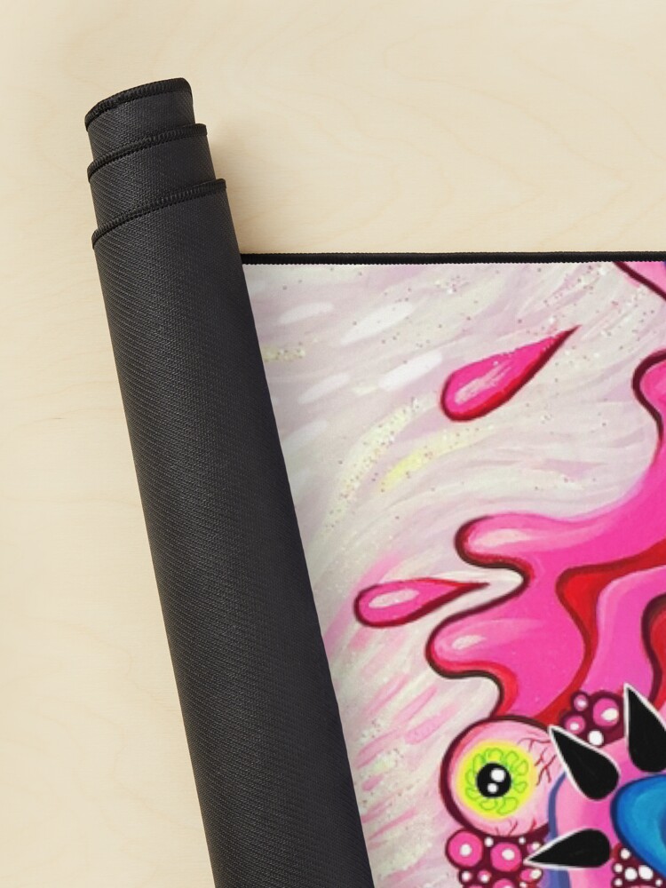 Alternate view of Glitterwolf Acrylic Painting Mouse Pad