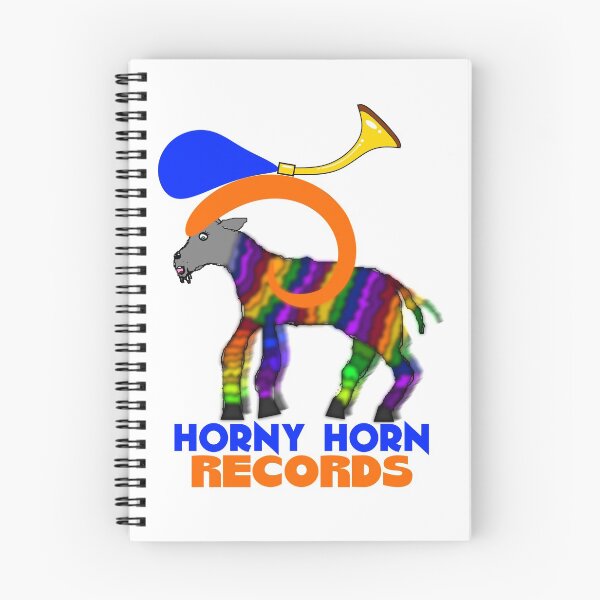 Item preview, Horny Horn Records designed and sold by Uncle McPaint.
