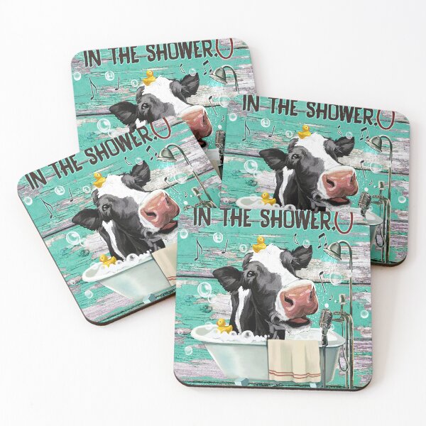 Item preview, I Don't Sing In The Shower I Perform Poster, Cow Poster, Bathroom Wall Art, Farmhouse Bathroom, Cow Wall Art, Cow Print, Cow Bathroom Wall Decor designed and sold by Steve Kane.