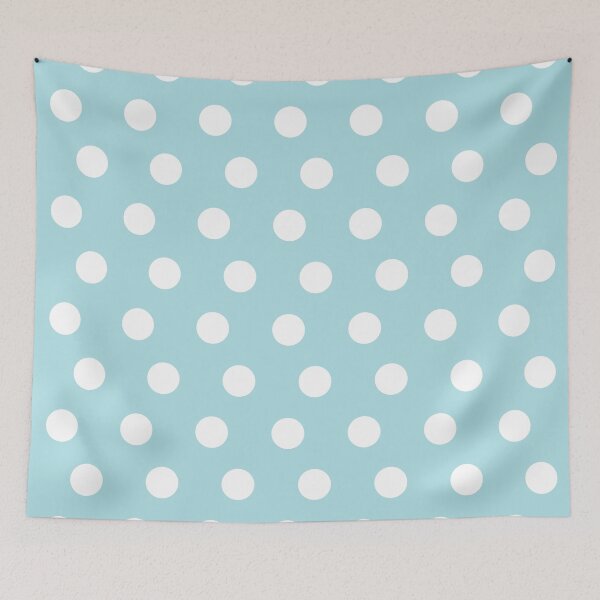 Item preview, Classic Polka Dot Pattern_Light Green Blue designed and sold by mimihuang creations.