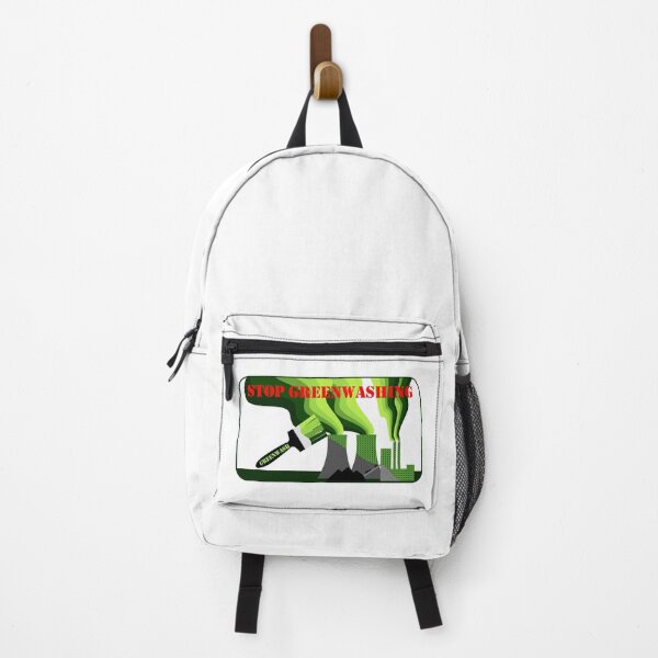 Item preview, Stop Greenwashing, power station being greenwashed designed and sold by Hollyharry.